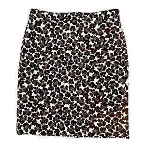 J. CREW WOMEN'S FLORAL PENCIL SKIRT SIZE 8